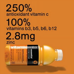 Vitamin Water 20oz 12CT – Vitaminwater Essential Orange