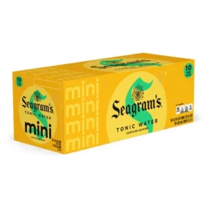 7.5oz Pack Seagrams Tonic Water 3/10PK