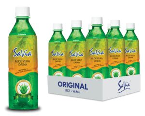 Savia ALOE 16.9oz x 1 – Aloe Vera Drink Original12/