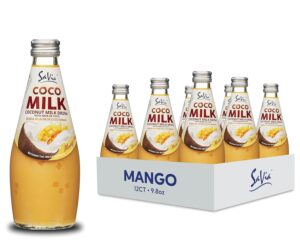 Savia Coco Milk 9.8oz x 1 – Coconut Milk Drink Mango 12/