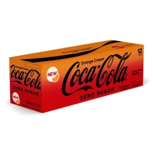 12oz Coca-Cola Zero Sugar Orange Cream