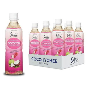 Savia ALOE 16.9oz x 1 – Coconut Drink with Lychee 12/