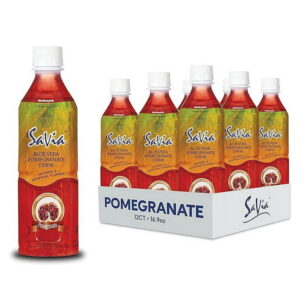 Savia ALOE 16.9oz x 1 – Aloe Vera Drink Pomegranate 12/