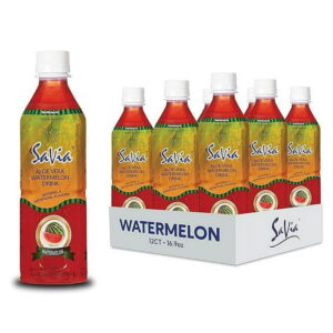 Savia ALOE 16.9oz x 1 – Aloe Vera Drink Watermelon 12/